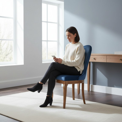 Chaises classiques Chaise Vintage Chaise de salle à manger Biedermeier Design royal FL-ST3