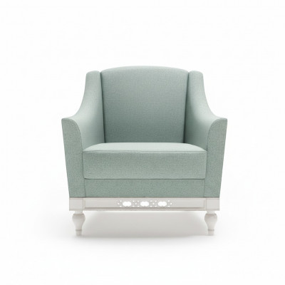 Chesterfield Fauteuil à Oreilles Fauteuil Rembourrage TV Bureau Canapé Cuir Véritable FL-1Siz