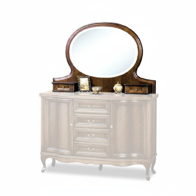 Miroir classique avec tiroirs Miroir sur pied W-NL Miroir d'appoint