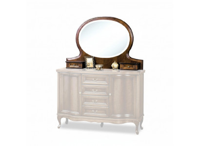 Miroir classique avec tiroirs Miroir sur pied W-NL Miroir d'appoint