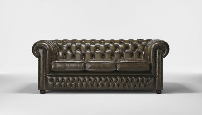 Chesterfield 3 places XXL canapé rembourré siège sofa ensemble grand canapés 2016-06