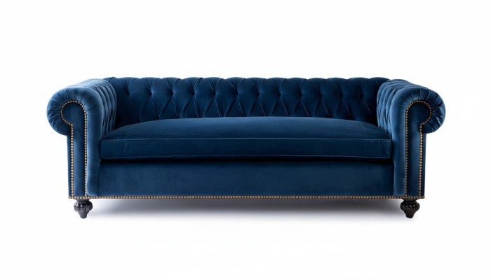 Chesterfield 3 places XXL canapé en tissu ensemble canapé sofa Big Couchen 2016-37