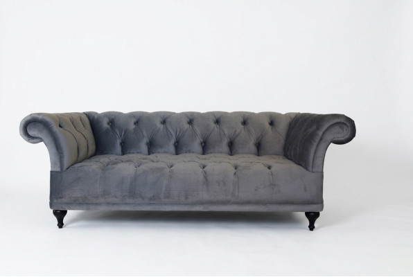 Chesterfield Sofa Designer de rembourrage Canapés Ensembles de canapé Tissu Textile Textile 1