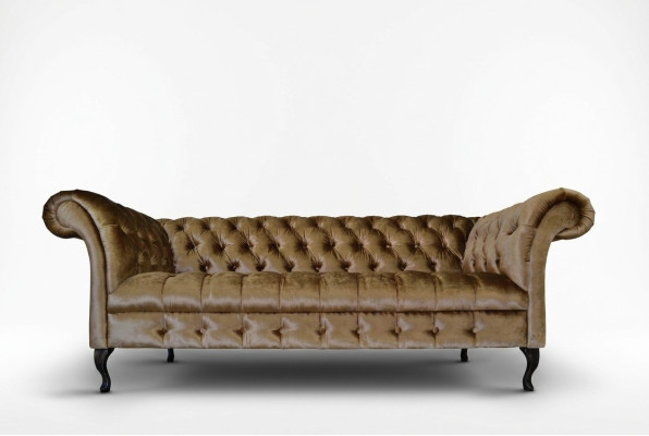 Chesterfield Sofa Tapisserie Designer Canapés Sofas Ensemble Tissu Textile 2