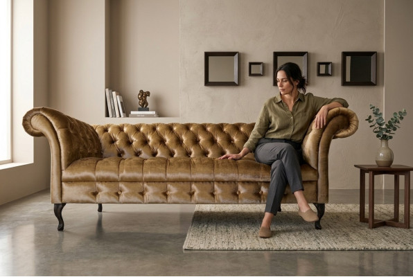 Excellent canapé design en forme de U dans un style contemporain