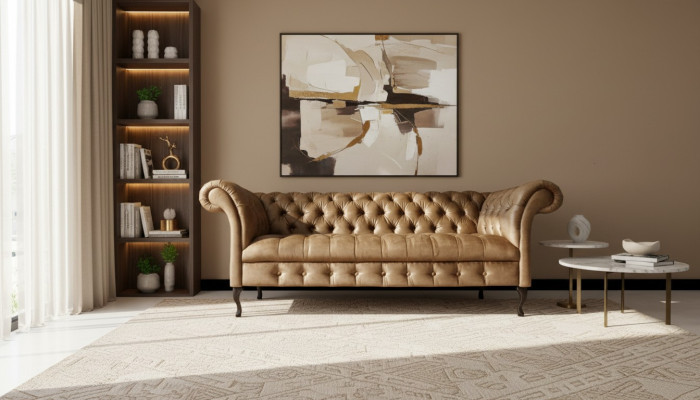 Excellent canapé design en forme de U dans un style contemporain