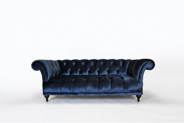Chesterfield Canapé Rembourré Designer Canapés Ensembles Tissu Textile Tissu 10