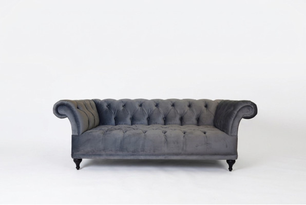 Chesterfield Sofa Designer de Coussins Canapés Garniture Textile Tissu Textile 14