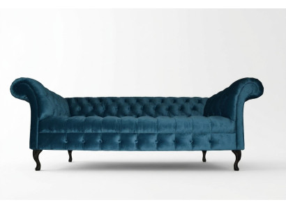 Sofa Chesterfield Designer de canapé rembourré en tissu, ensemble de canapés en textile 16.
