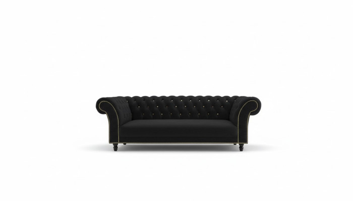 Canapé Chesterfield, designer de canapés, ensemble de canapés en tissu textile 30.