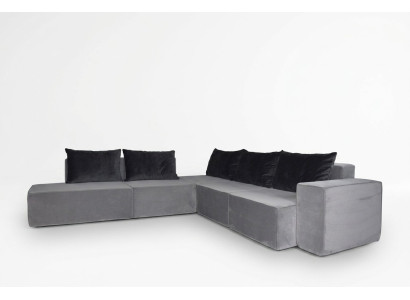 Canapé de designer Canapé d'angle Canapé en tissu Canapé modulaire Tissu Velours Canapé d'angle Canapé Canapé SL 2