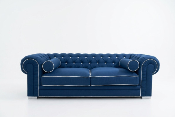 Canapé Chesterfield 3 PLACES Design Tapisserie Canapés Ensembles SL Sofa 5