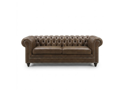 Canapé Chesterfield 3 PLACES Designer Aménagement Canapé Ensemble SL Sofa 8 Neuf