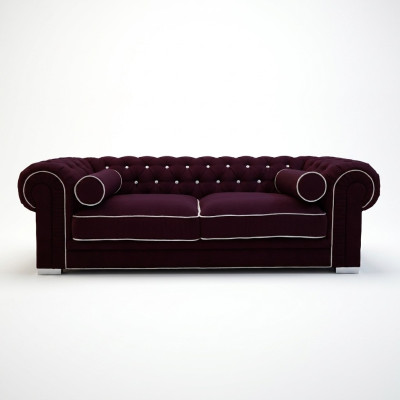 Canapé Chesterfield 3 PLACES Rembourré Designer Canapés Ensemble SL Canapé 20