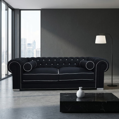 Canapé Chesterfield 3 places Canapé d'ameublement Couchés Canapés Ensemble SL Sofa 25