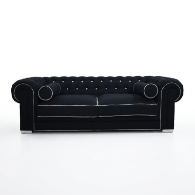 Canapé Chesterfield 3 places Canapé d'ameublement Couchés Canapés Ensemble SL Sofa 25