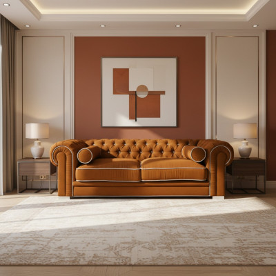Canapé Chesterfield 3 places Designer de canapés ensemble de canapés SL Sofa 30