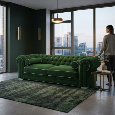 Canapé Chesterfield 3 places Designer Canapés Garniture SL Sofa 31