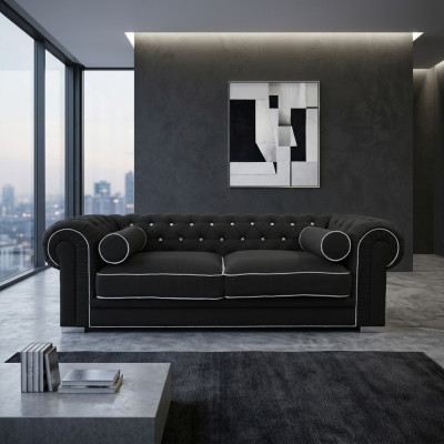 Canapé Chesterfield 3 places rembourré designer canapés ensemble de canapés SL Sofa 33