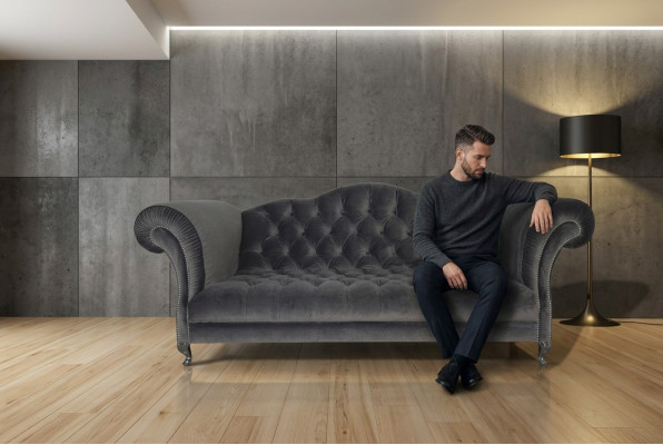 Sofa Chesterfield 3 PLACES Canapé Designer Canapés Ensemble SL Sofa 35