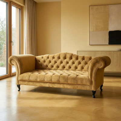 Canapé Chesterfield 3 places Designers de canapé en tissu ensemble canapé SL Sofa 44