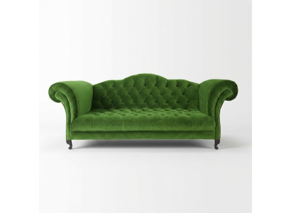 Canapé Chesterfield 3 PLACES Designer en tissu Ensemble de canapé SL Sofa 49