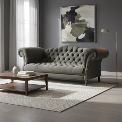Canapé Chesterfield 3 places Sofa Designer Canapés Set SLIII Sofa №1