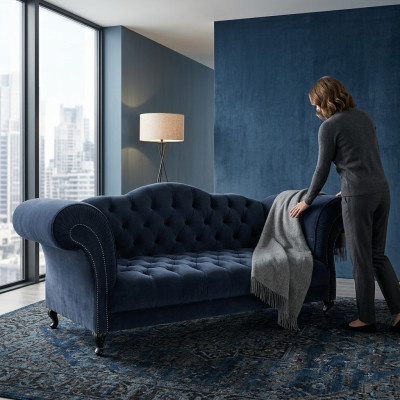 Canapé Chesterfield 3 places Designer Sofa Ensemble SLIII Canapé №2