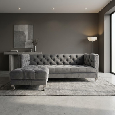 Canapé Chesterfield 3 places Designer Polster Canapés Sofas Ensemble SLIII Canapé №6
