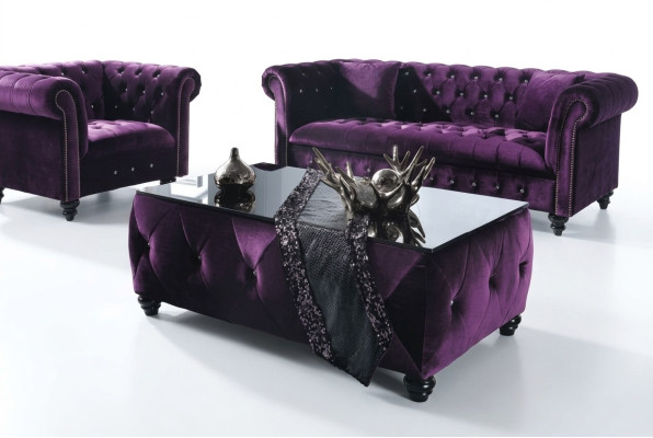 Canapé Chesterfield Polster Designer Couches Canapés Ensemble Sofa SLIII Canapé №11