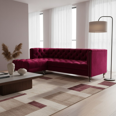Canapé Chesterfield Designer de rembourrage Canapés Garniture de canapé SLIII Canapé №12