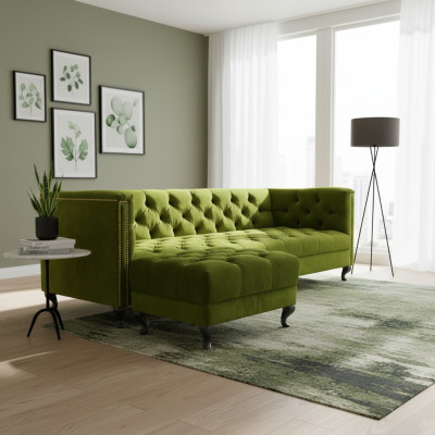 Canapé Chesterfield Rembourrage Designer Canapés Ensemble de Canapés SLIII Canapé №15