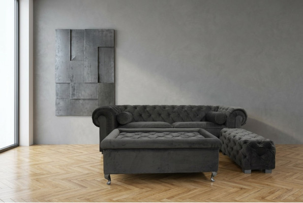 Canapé Chesterfield Polster Designer Canapés Sofas Ensemble Canapé SLIII Sofa №18