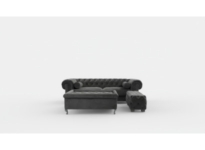 Canapé Chesterfield Polster Designer Canapés Sofas Ensemble Canapé SLIII Sofa №18