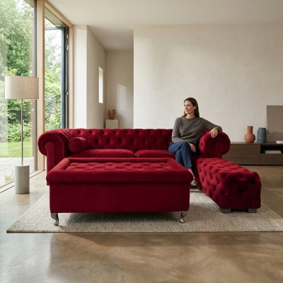 Canapé Chesterfield Polster Designer Canapés Canapés Garniture SLIII Canapé №20