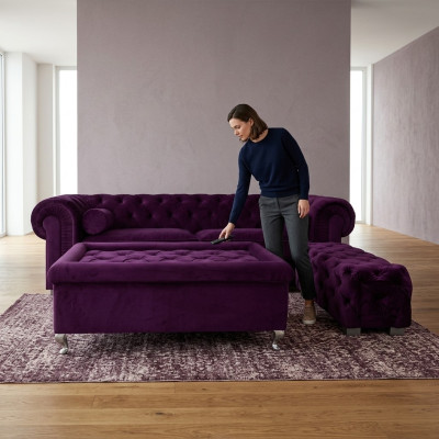 Chesterfield Sofa Designer de Textiles Canapés Sofas Ensemble Canapé SLIII Sofa n°23