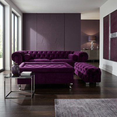 Chesterfield Sofa Designer de Textiles Canapés Sofas Ensemble Canapé SLIII Sofa n°23