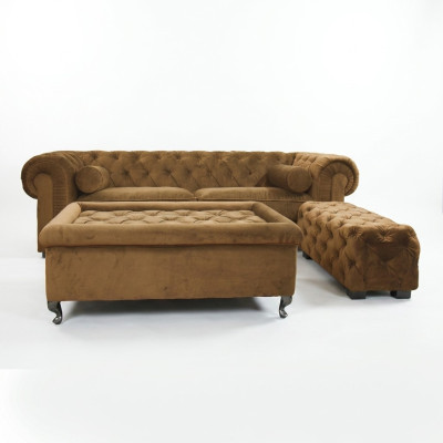 Canapé Chesterfield Tapisserie Designer Canapés Sofa Ensemble Canapé SLIII Sofa №25