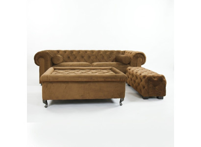 Canapé Chesterfield Tapisserie Designer Canapés Sofa Ensemble Canapé SLIII Sofa №25
