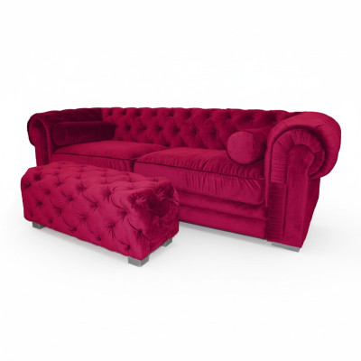 Canapé Chesterfield Designer de rembourrage Canapés d'ameublement Ensemble de canapé SLIII Canapé n°39