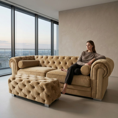 Canapé Chesterfield Créateur de canapés Garniture de canapé Sofa SLIII Sofa №40