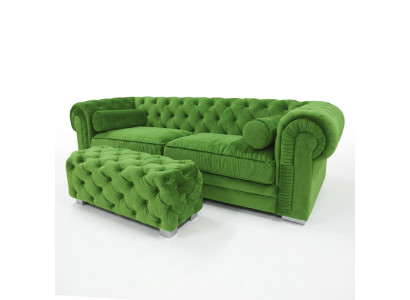 Canapé Chesterfield Designer en Tissu Canapés Sofas Ensemble Canapé SLIII Sofa №42