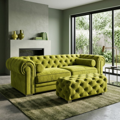 Canapé Chesterfield Designer de Coussins Canapés Ensemble de Canapé Couch SLIII Sofa №43