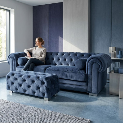 Sofa Chesterfield Designer Canapés Canapés Ensemble de Canapé SLIII Sofa №44