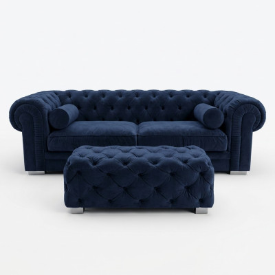 Sofa Chesterfield Designer Canapés Canapés Ensemble de Canapé SLIII Sofa №44