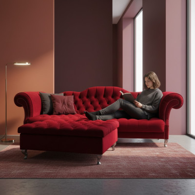 Canapé Chesterfield Designer de Coussins, Canapés Garniture SLIII Canapé №46
