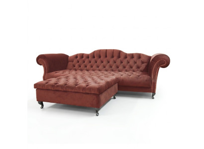 Chesterfield Sofa Tapissé Canapé Designer Canapés Ensemble de Canapés SLIII Sofa №48