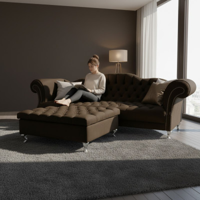 Canapé Chesterfield Rembourrage Designer Canapés Garniture de Canapé SLIII Canapé №50
