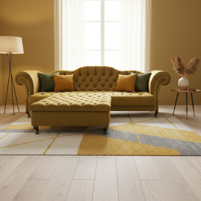 Chesterfield Canapé Rembourré Design Canapés Salons Canapé SLIII Canapé №51