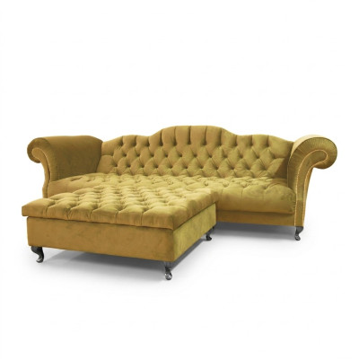 Chesterfield Canapé Rembourré Design Canapés Salons Canapé SLIII Canapé №51